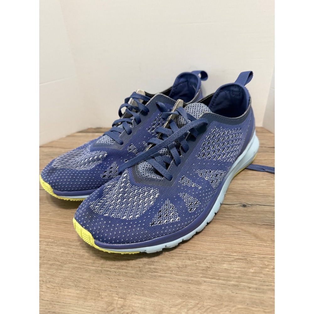 Reebok Print Smooth Clip Ultraknit 9.5 Shadow Blue Womens Running Shoes BS5135